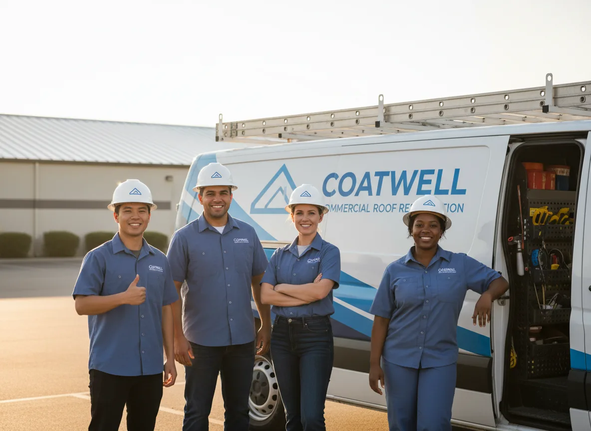 Commercial roof coating company in Leburn, KY